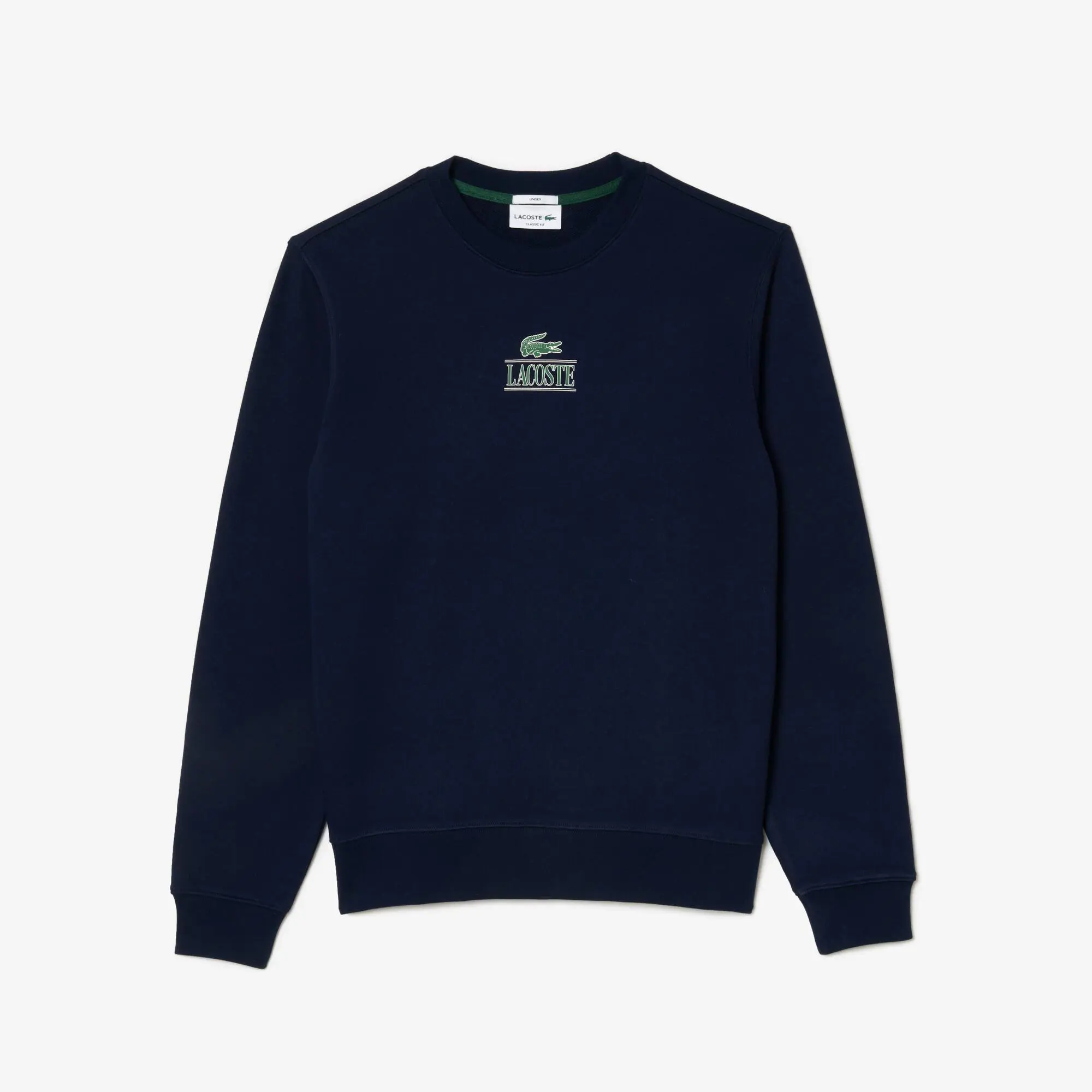 Lacoste Signature Print Jogger Sweatshirt. 2