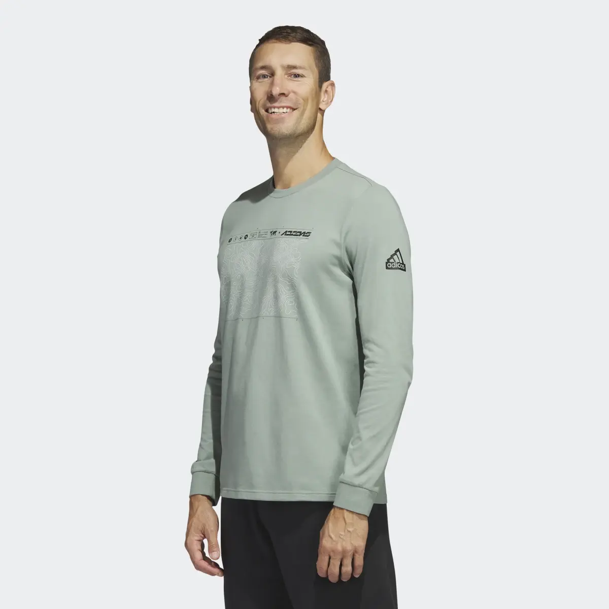 Adidas City Escape Long Sleeve Graphic Tee - H49662