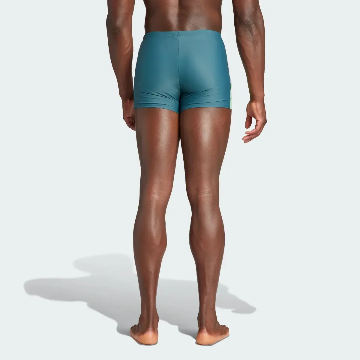 Adidas Colorblock 3-Stripes Swim Boxers. 2