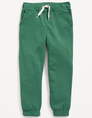 Unisex Cinched-Hem Sweatpants for Toddlers green