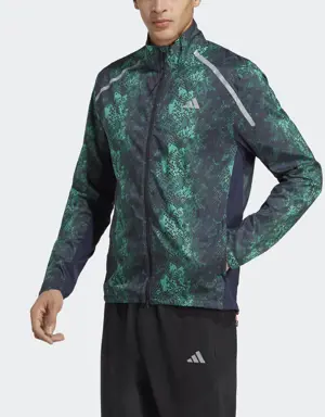 Adidas Allover Print Marathon Jacke