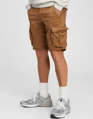 11" Twill Cargo Shorts with GapFlex brown