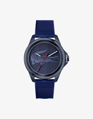 Men's Lacoste Le Croc 3 Hands Blue Silicone Watch