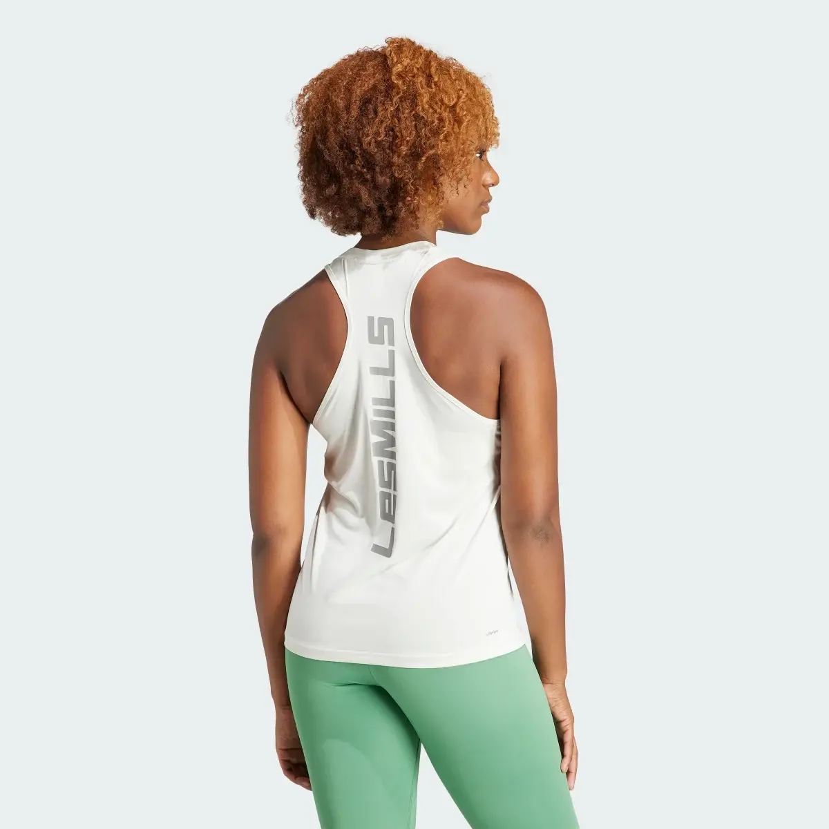 Adidas Les Mills Graphic Tank Top. 2