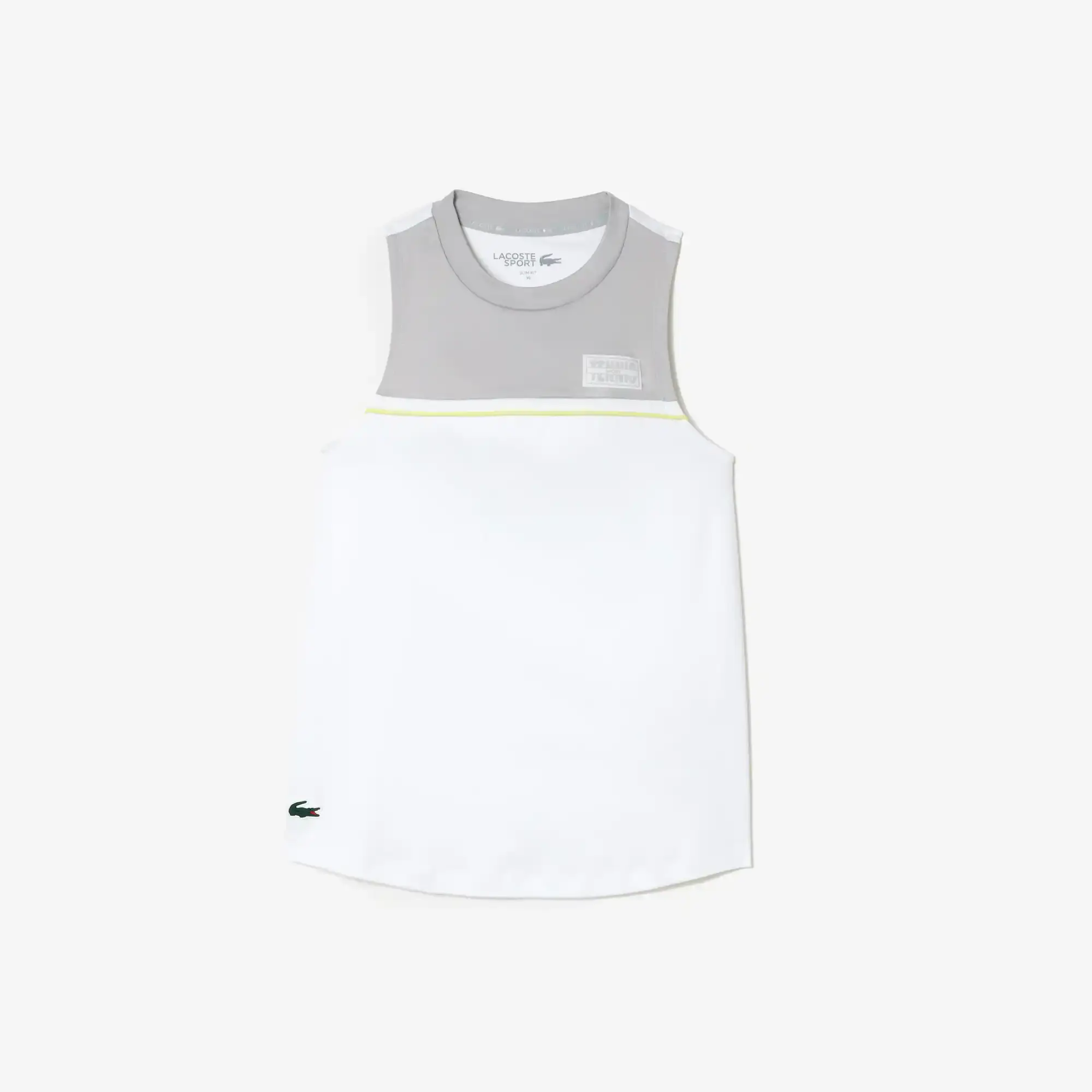 Lacoste Women's Contrast Stretch Cotton Sport T-Shirt. 1