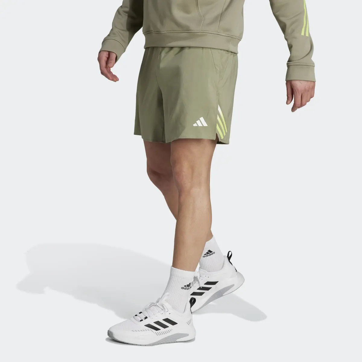 Adidas Train Icons 3-Stripes Training Shorts. 1