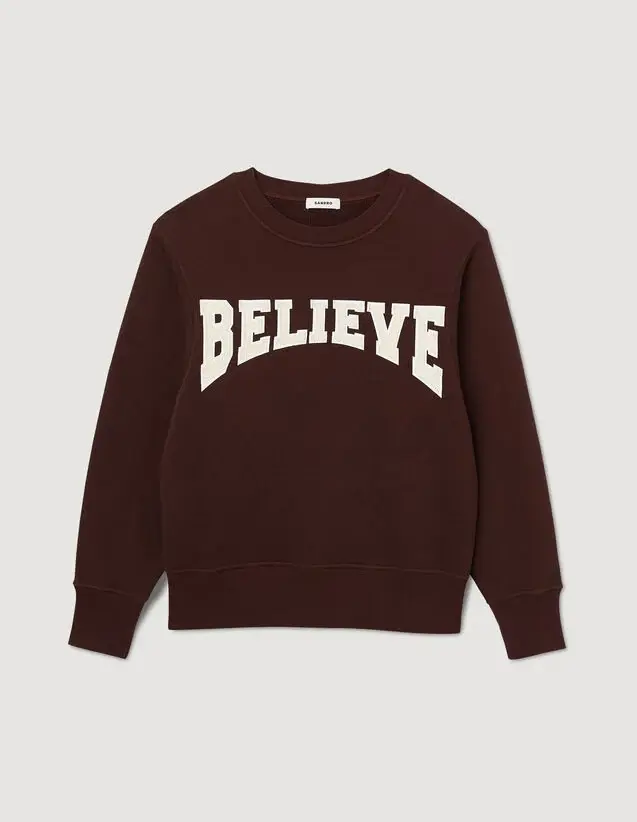 Sandro Believe sweatshirt. 2