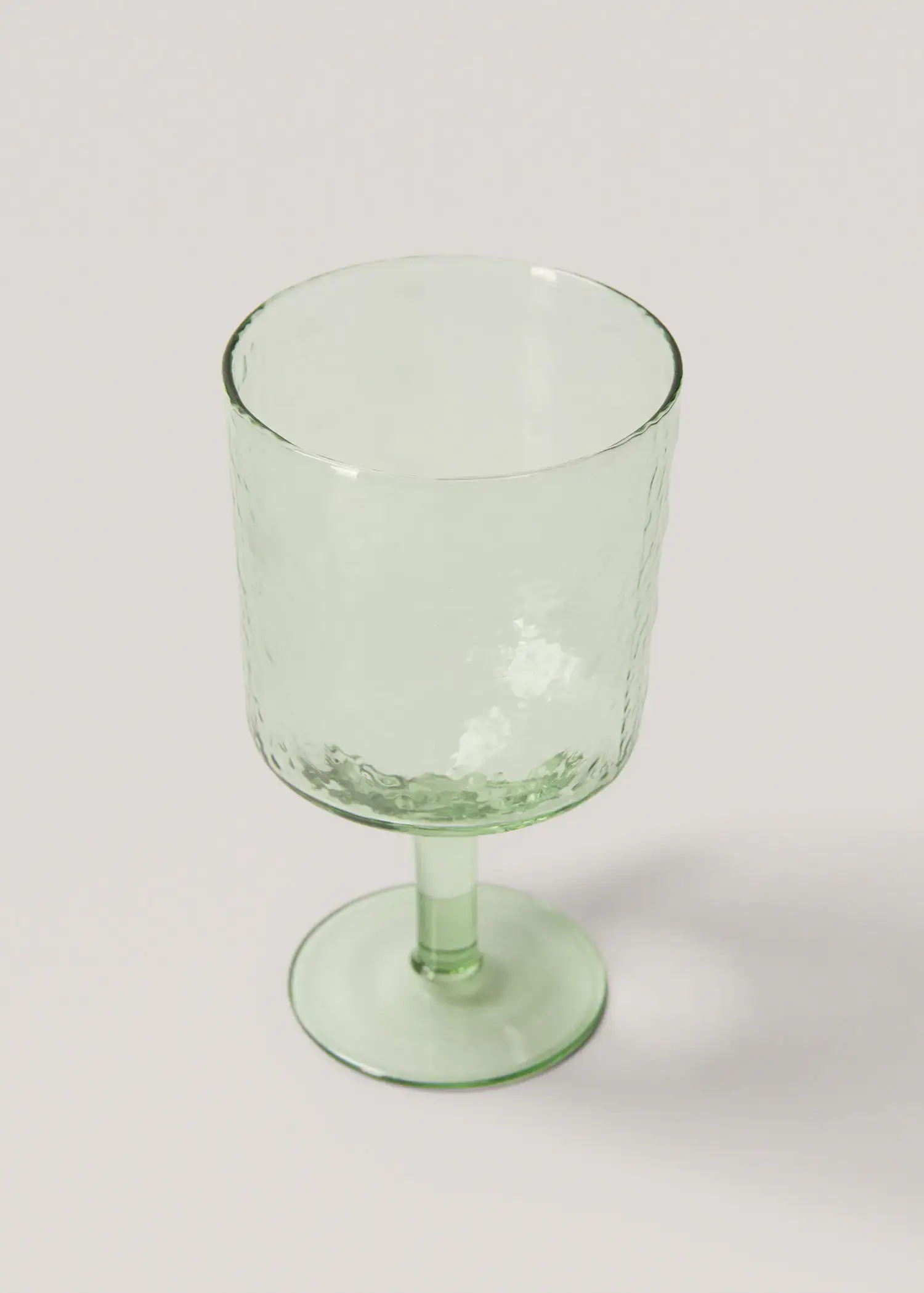 Mango Embossed glass cup. 3