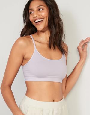 Old Navy Seamless Cami Bralette Top for Women purple
