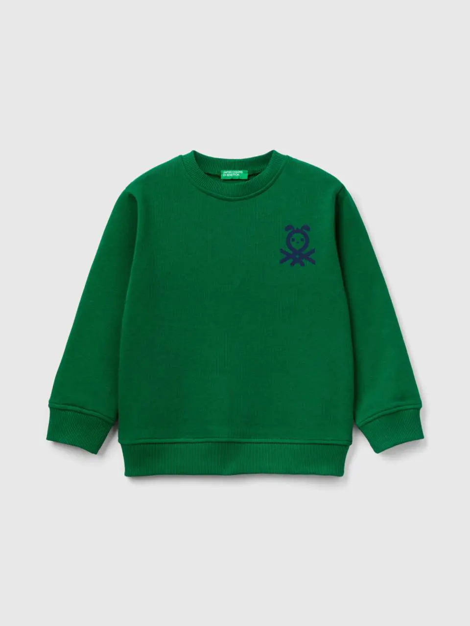 Benetton sweatshirt in 100% organic cotton. 1