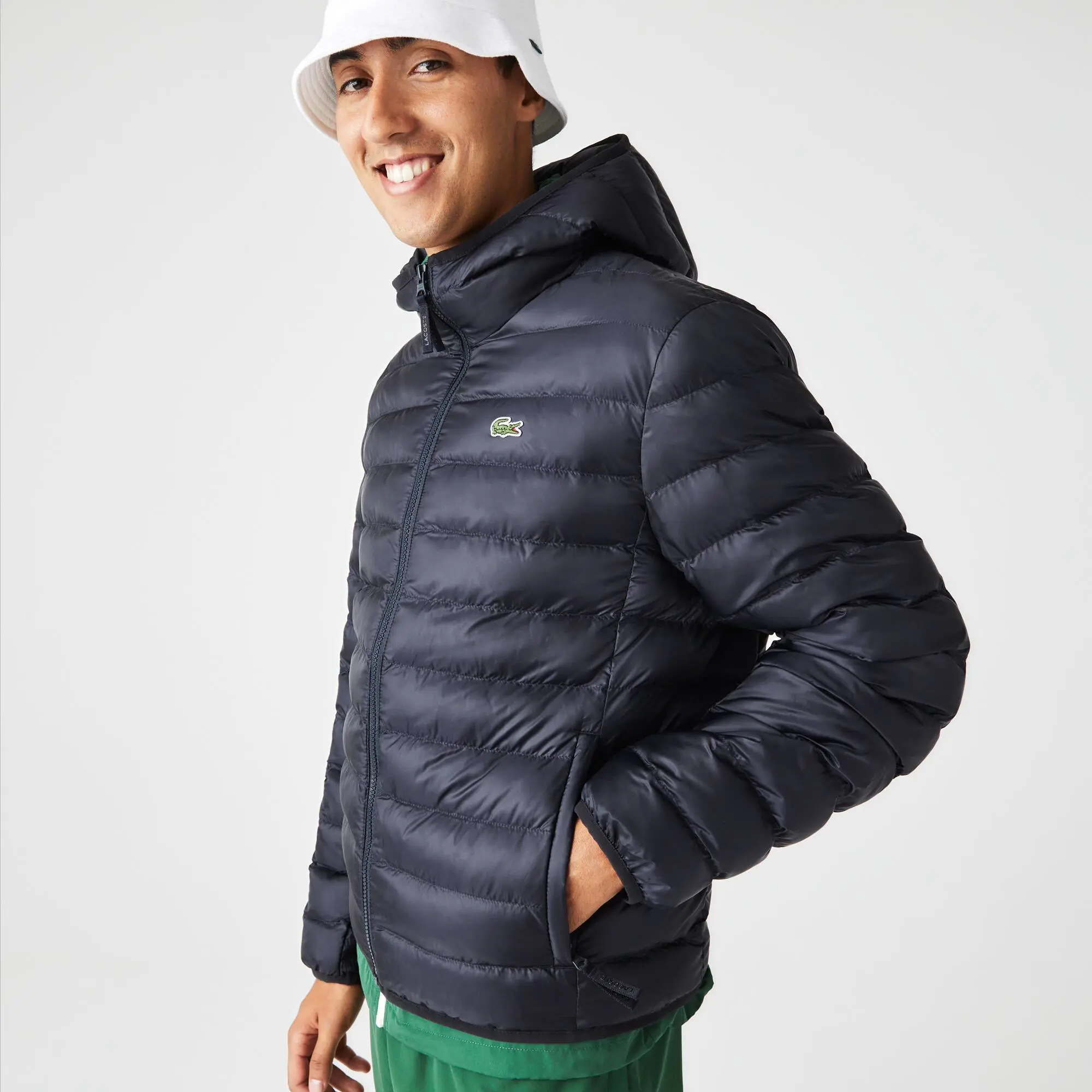 Lacoste Men's Quilted Jacket. 1