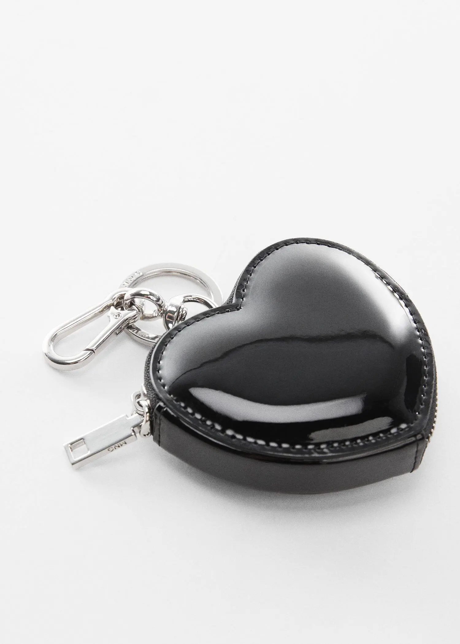 Mango Wallet with heart keychain . 2