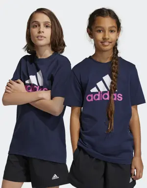 Adidas Essentials Two-Color Big Logo Cotton Tişört