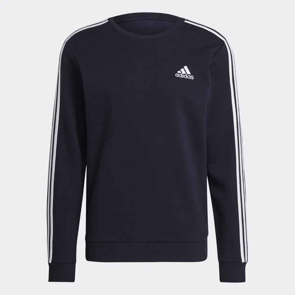 Adidas Essentials Fleece 3-Streifen Sweatshirt. 1