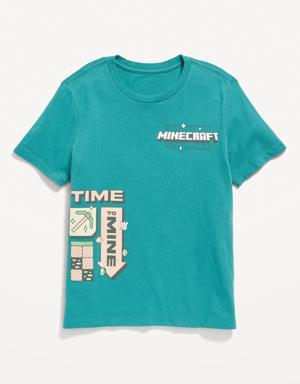 Minecraft™ Gender-Neutral Graphic T-Shirt for Kids blue