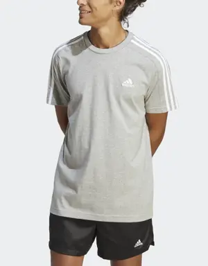 Adidas Playera Essentials 3 Franjas Tejido Jersey