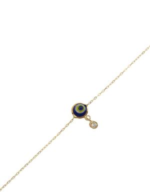 Hero Collection Nazar Boncuklu Kadın Altın Halhal