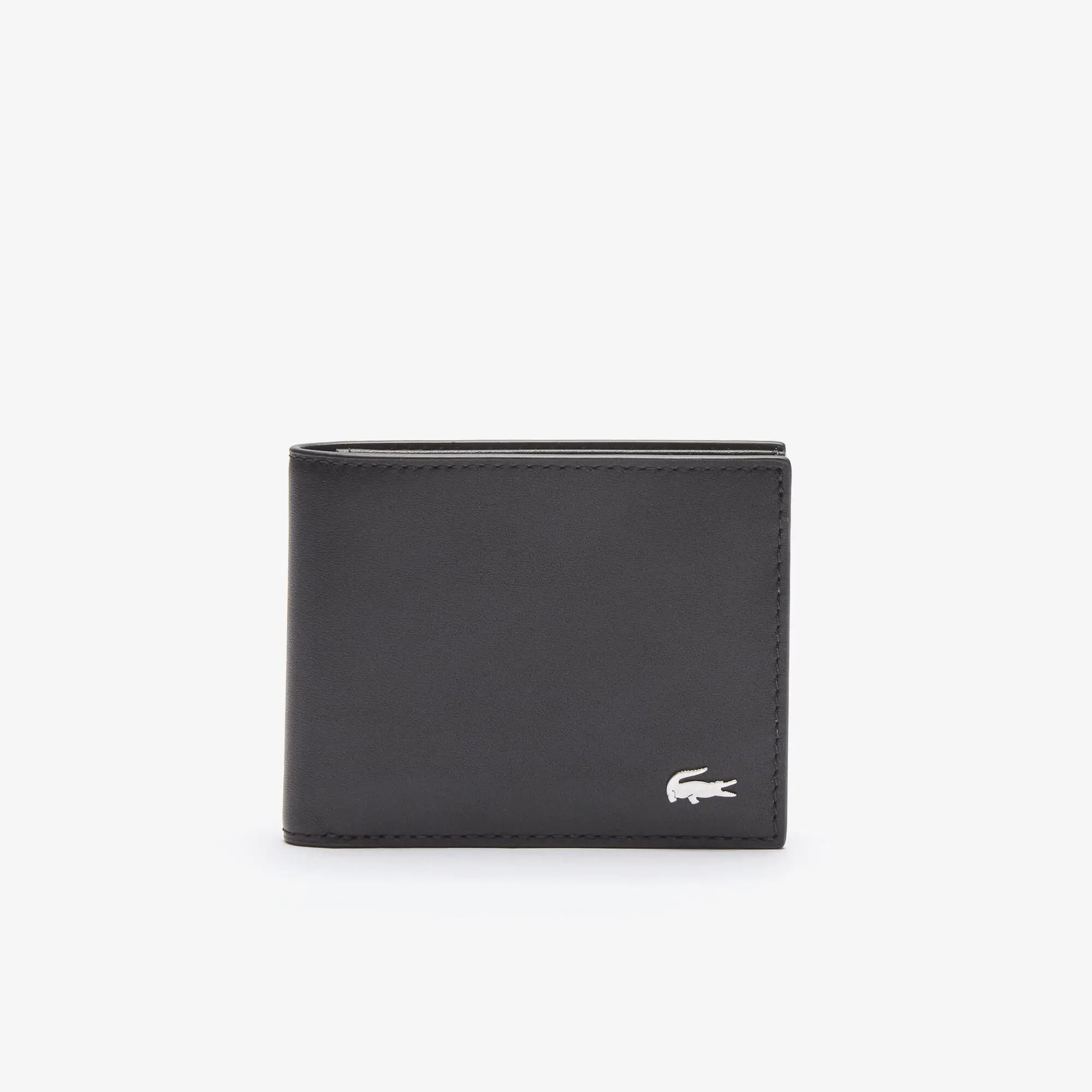 Lacoste Men's Fitzgerald billfold in leather with ID card holder. 1