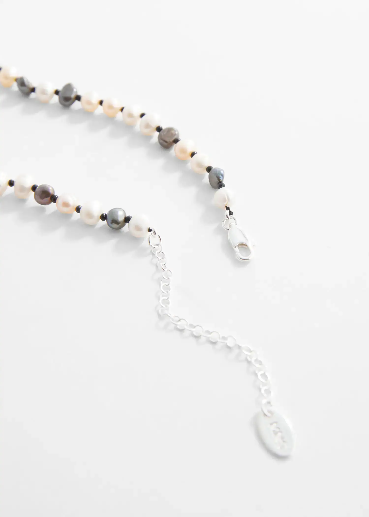 Mango Combined natural pearl necklace. 3