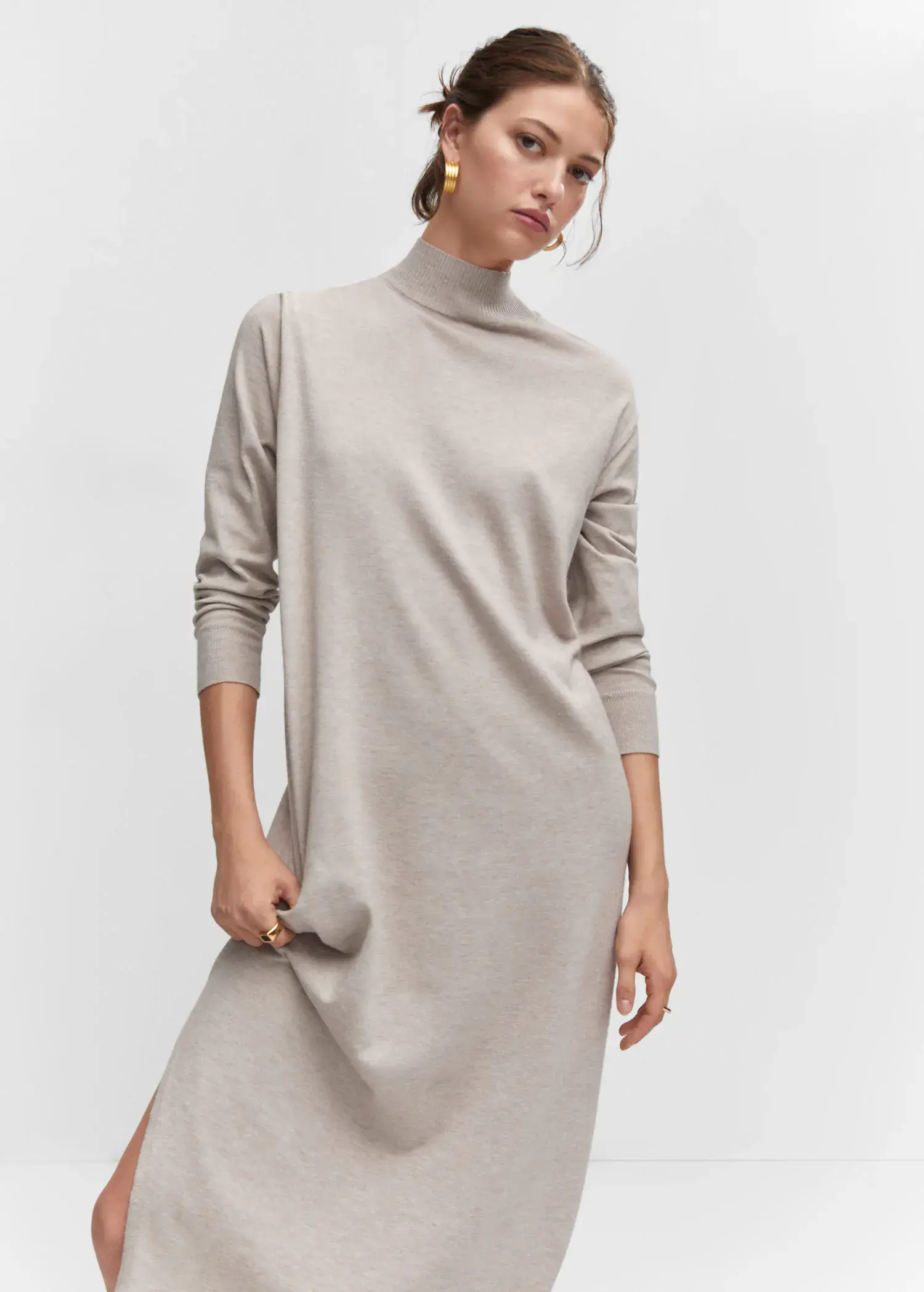 Mango Knit midi dress. 2