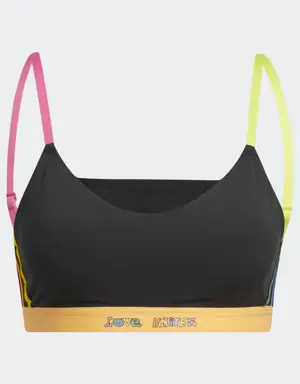 Top Deportivo adidas Love Unites All Me Graphic 3 Franjas