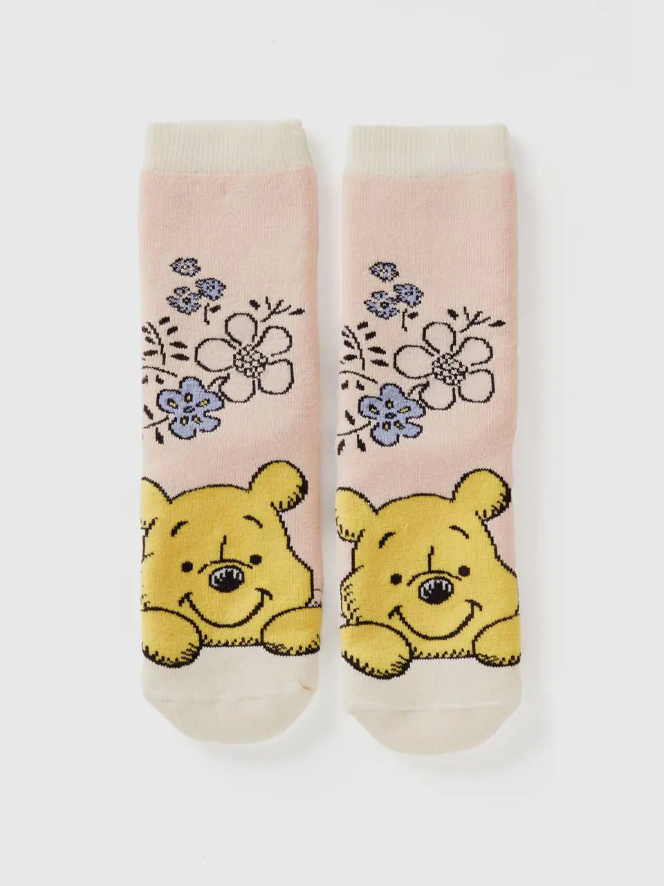 Benetton non-slip ©disney winnie the pooh socks. 1