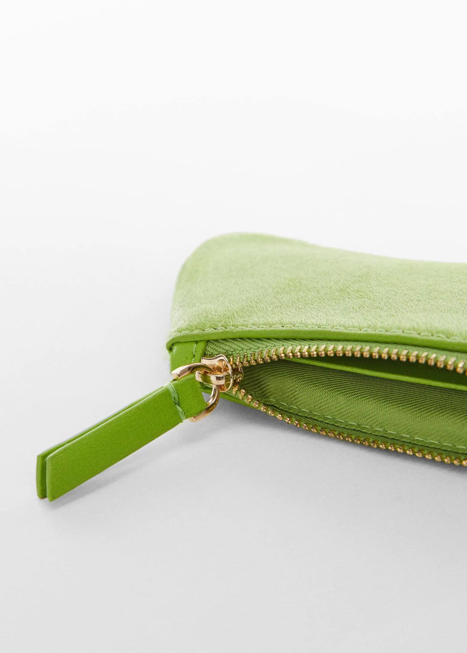 Mango Asymmetrical leather wallet. 3