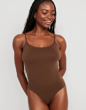 Old Navy Seamless Cami Bodysuit for Women brown