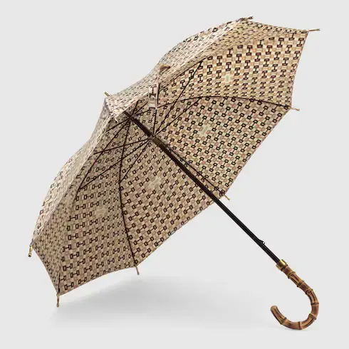 Gucci Horsebit print nylon umbrella. 1