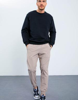 Lacivert Basic O Yaka Rahat Form Erkek Sweatshirt - 88053