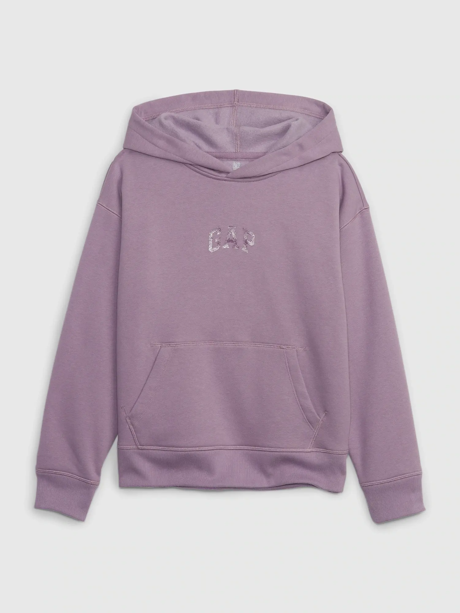 Gap Kids Gap Arch Logo Hoodie purple. 1