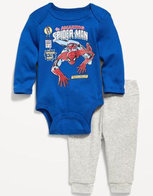 Marvel™ Spider-Man Unisex Bodysuit & Leggings Set for Baby red