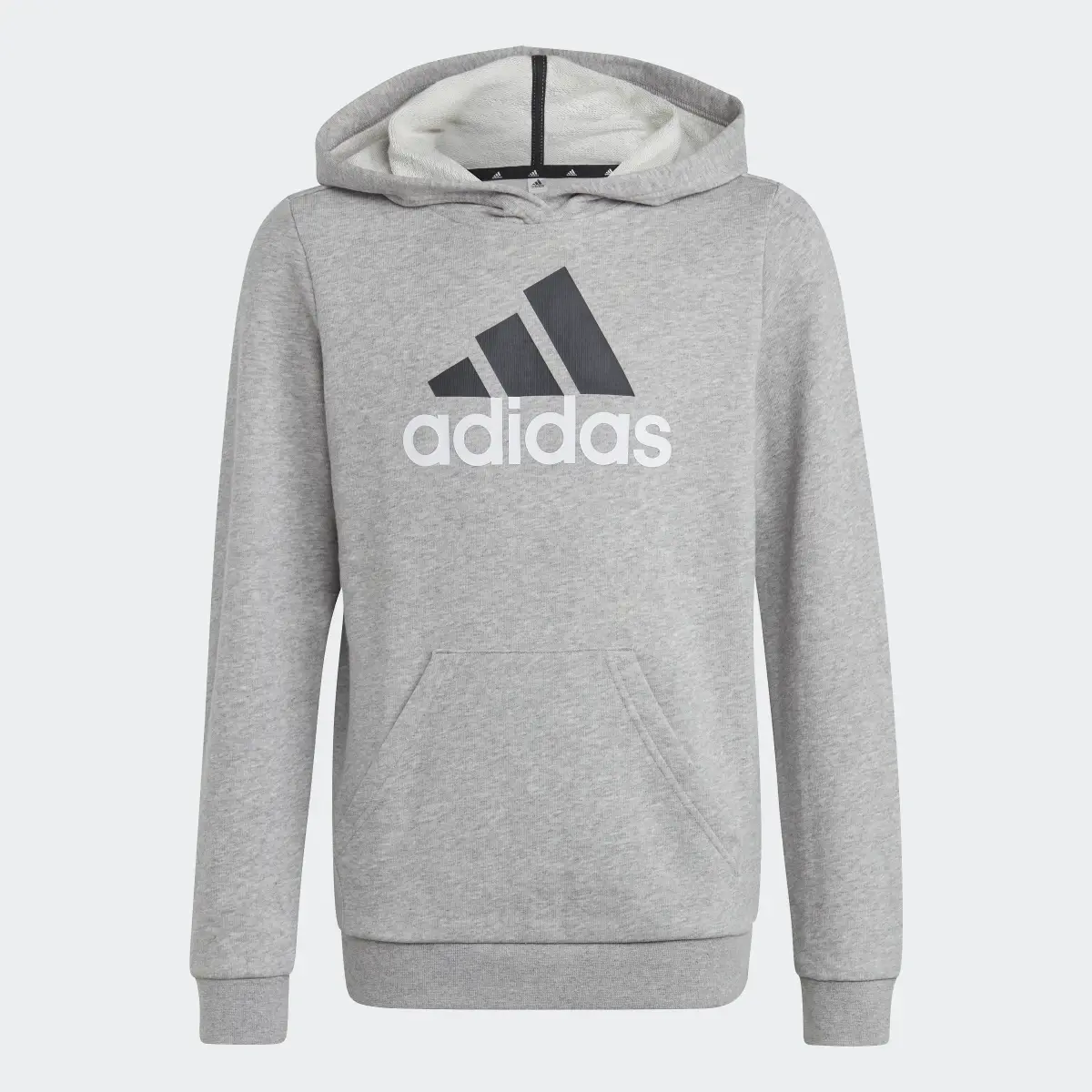 Adidas Sweat-shirt à capuche bicolore en coton Big Logo Essentials. 3