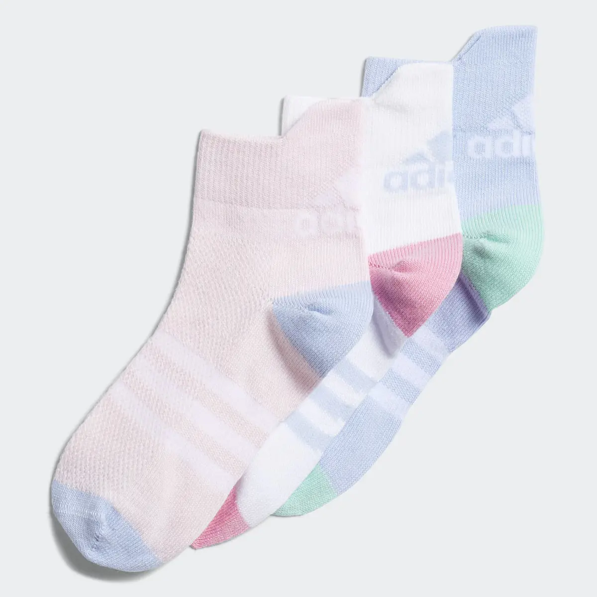 Adidas Mesh Ankle Socks 3 Pairs. 1