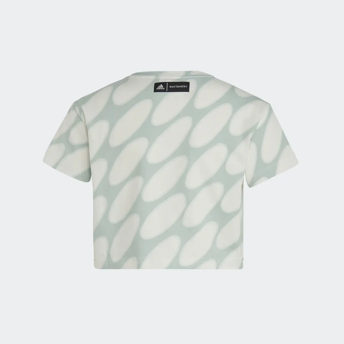 Adidas Marimekko Allover Print Cotton T-Shirt. 2