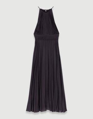 Pleated satin maxi dress Add to my wishlist Votre article a été ajouté à la wishlist Votre article a été retiré de la wishlist