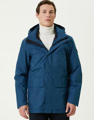 Ecoriginal 3 in 1 Lacivert Kapüşonlu Mont