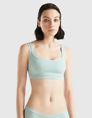 super stretch organic cotton bra