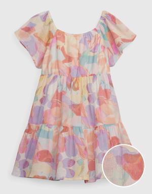 Toddler Floral Tiered Dress multi