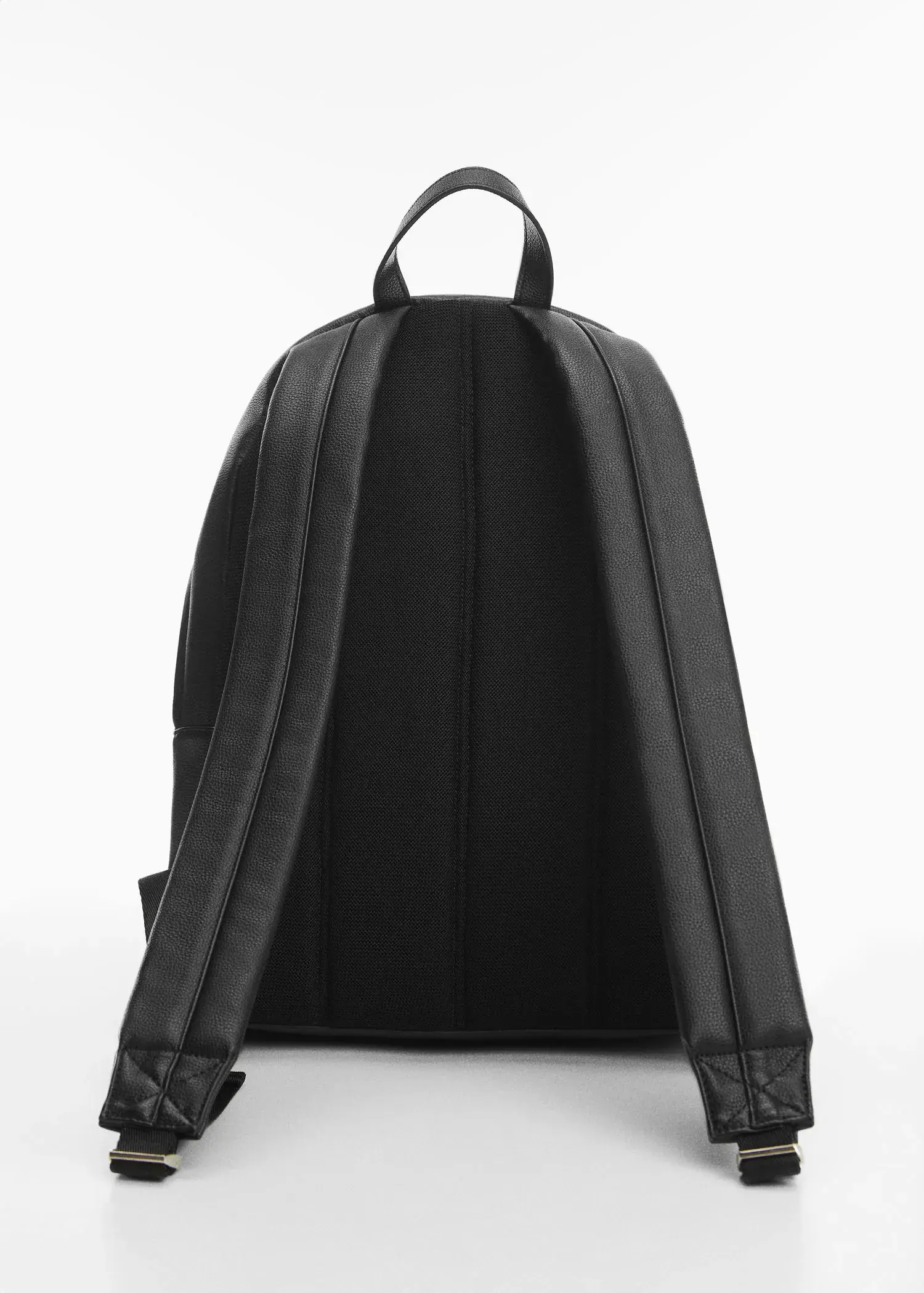 Mango Leather-effect backpack. 3