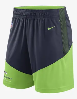 Nike Men's Dri-Fit Primary Lockup (NFL Los Angeles Rams) Shorts Blue