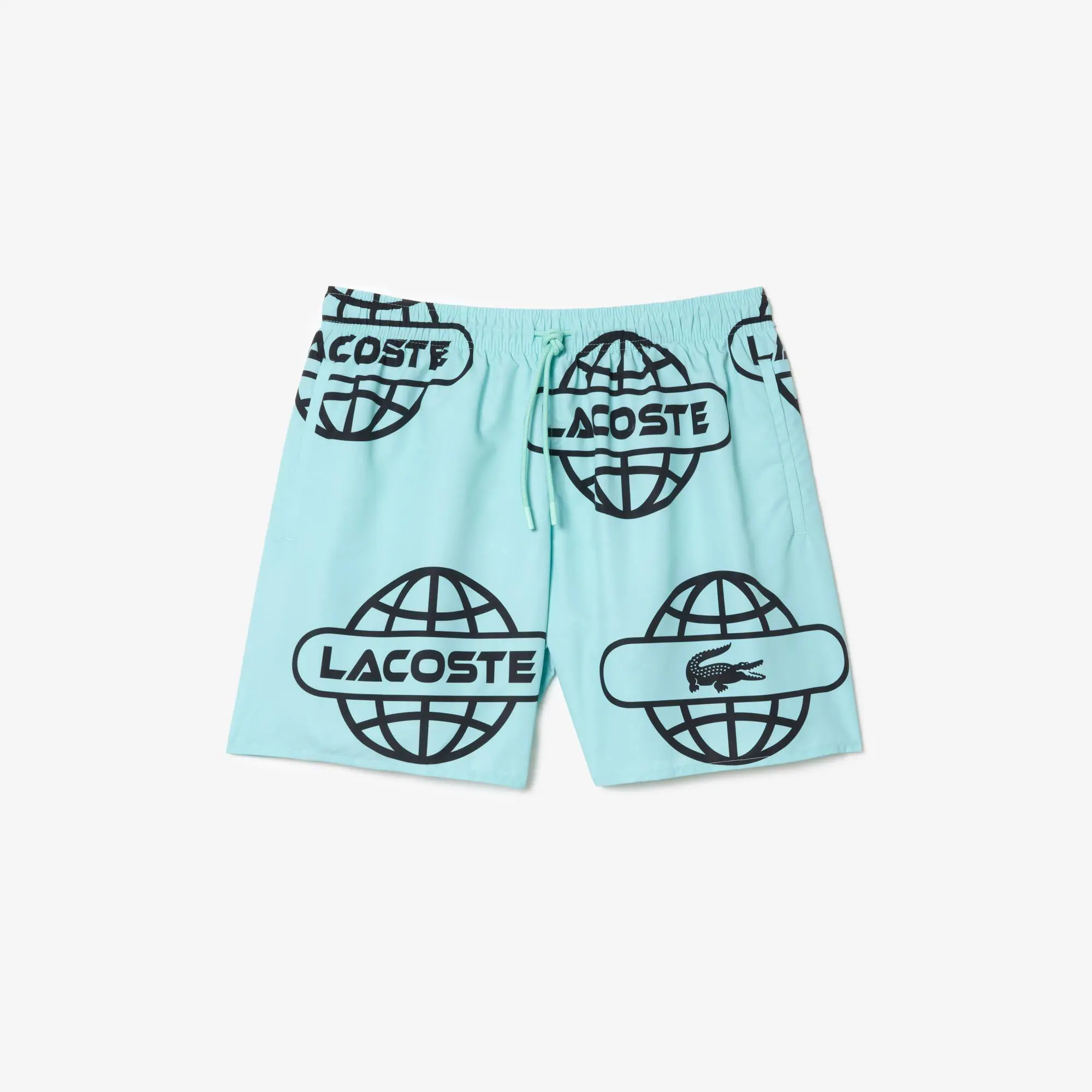 Lacoste Globe Print Swimsuit. 2