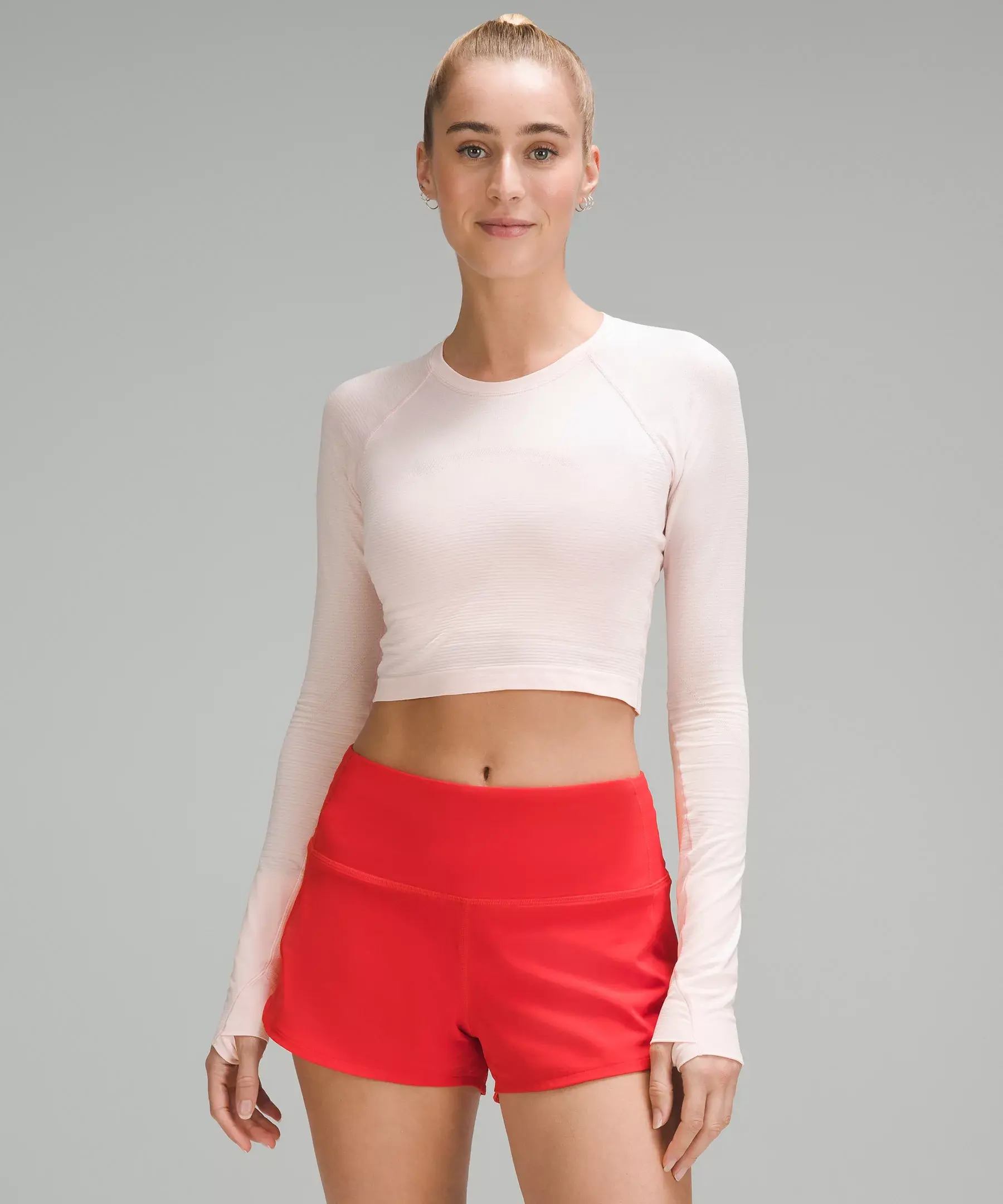 Lululemon Swiftly Tech Cropped Long-Sleeve Shirt 2.0. 1