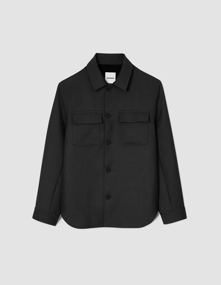 Sandro Buttoned overshirt. 1