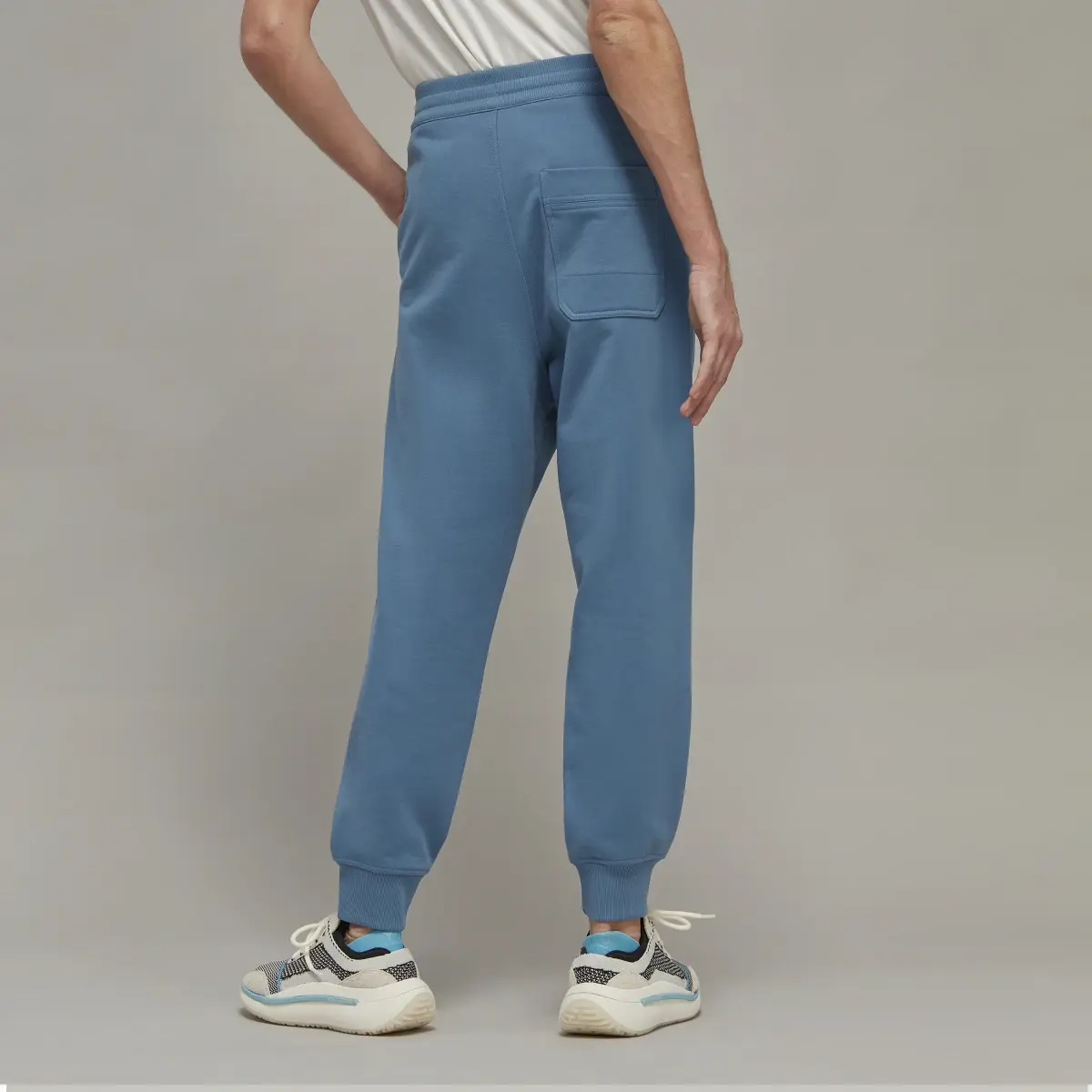 Adidas Pantalon à revers en molleton de coton bio Y-3. 3