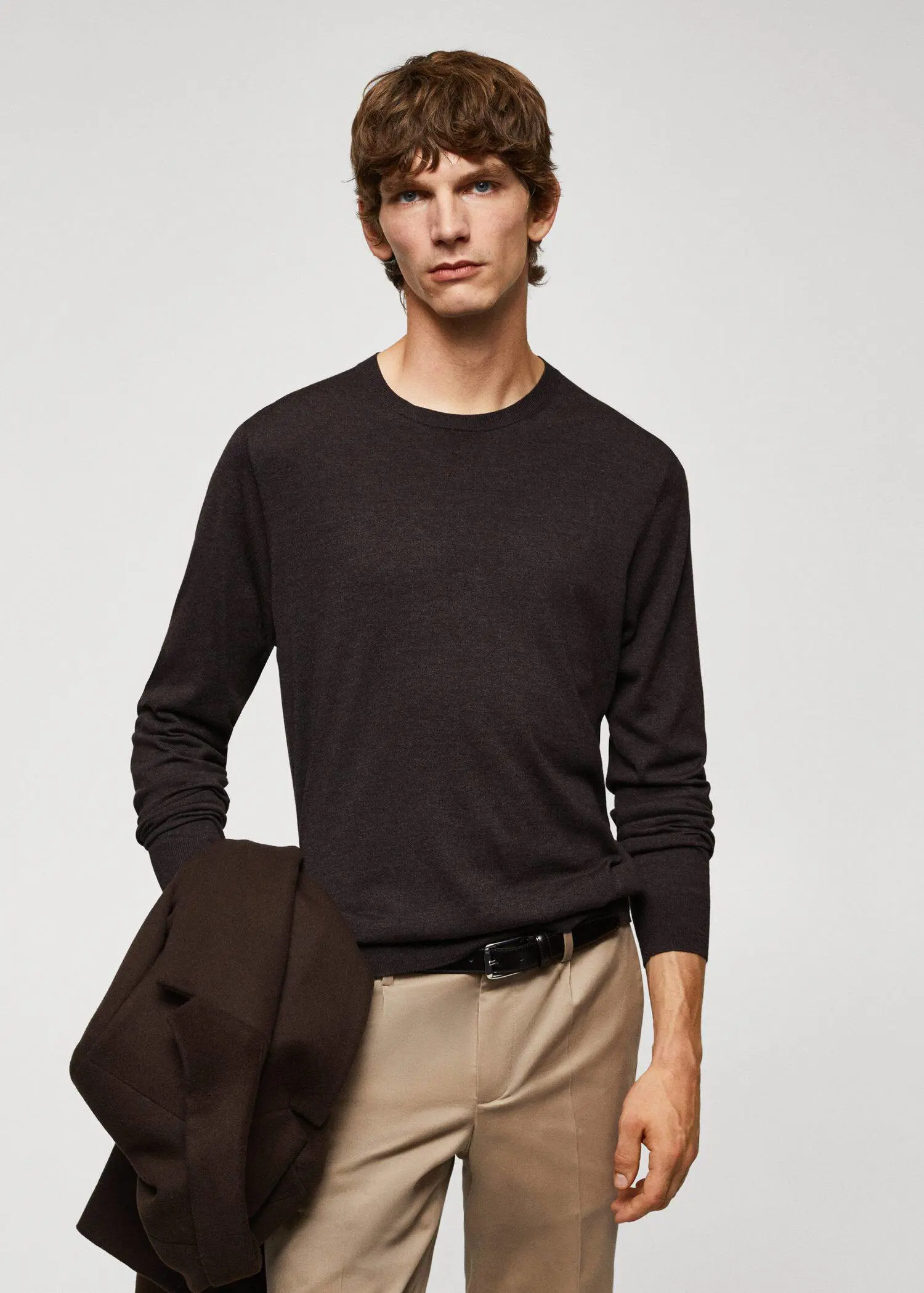Mango Fine modal-silk sweater. 1