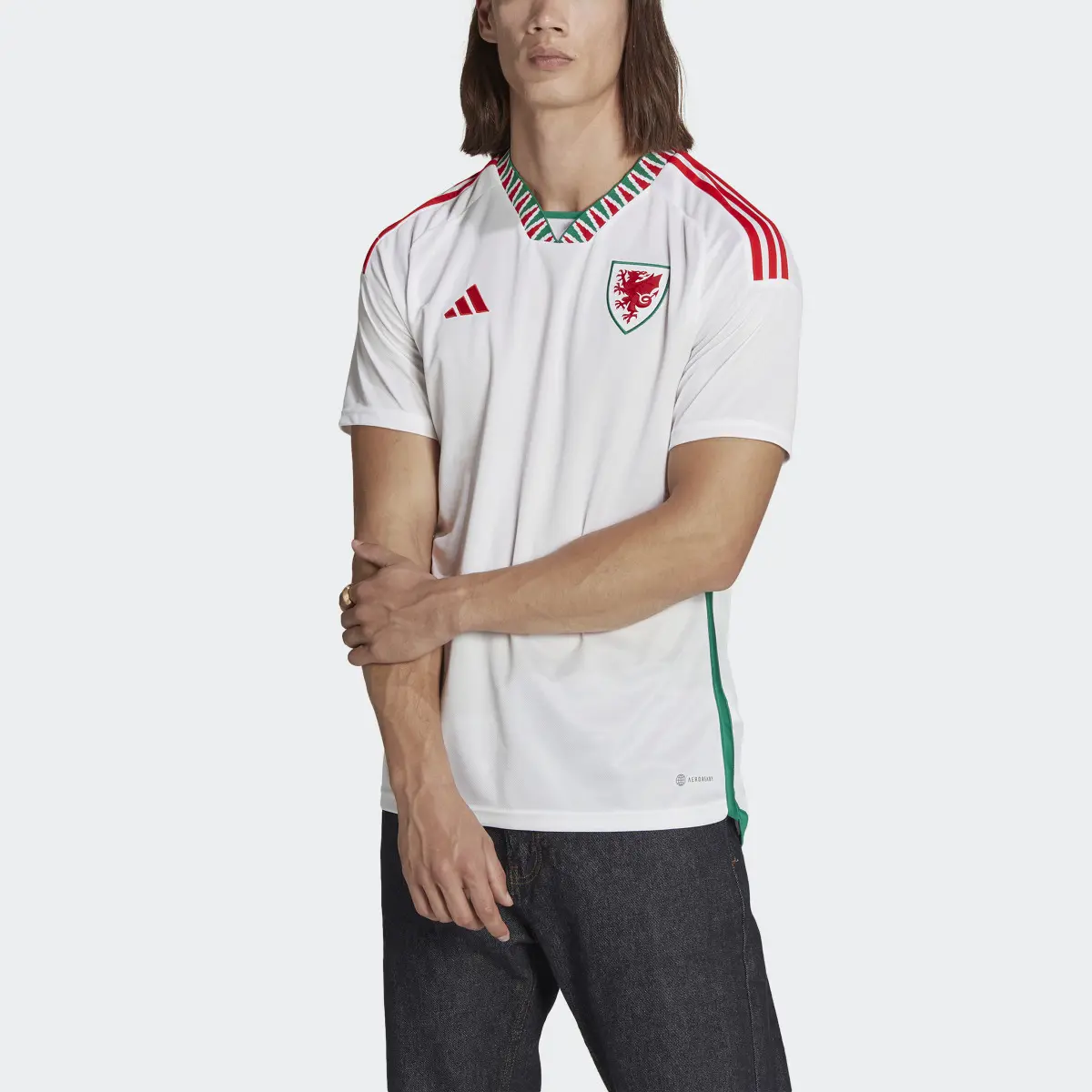 Adidas Wales 22 Away Jersey. 1