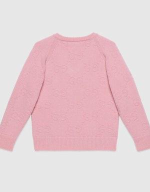 Children's GG wool sweater