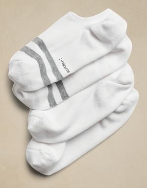 Banana Republic Ultra No-Show Sock 2-Pack with Coolmax® Technology white