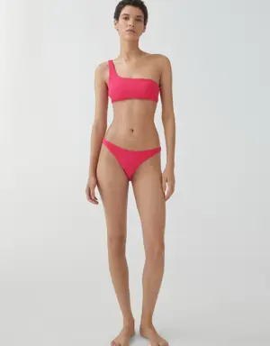 Klassischer Bikini-Slip mit Textur